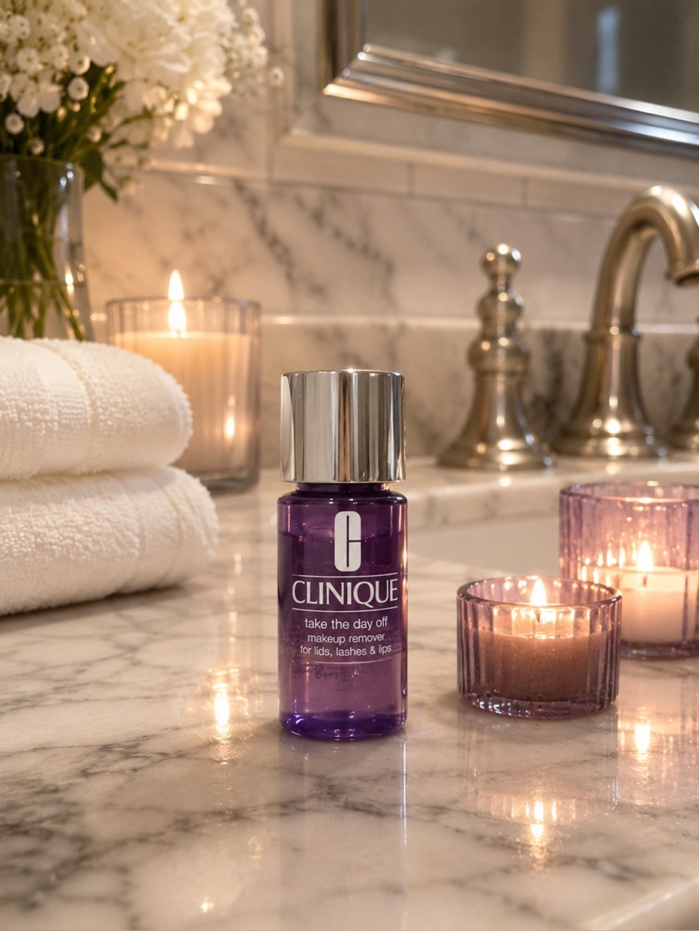 Clinique Take The Day Off Makeup Remover - Deep Purple Bottle